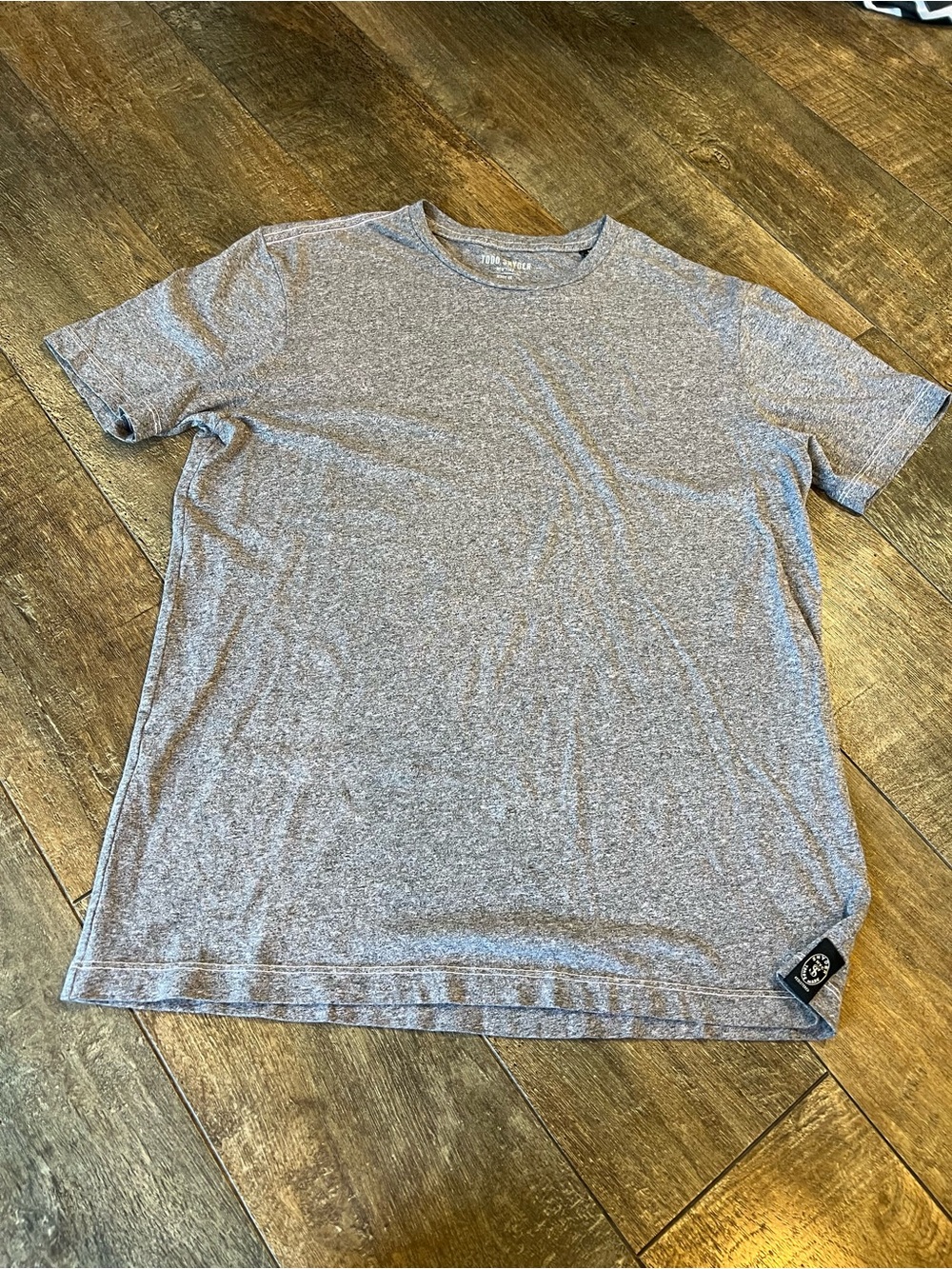 Todd Snyder Heather Gray Short-Sleeve Crewneck Tee